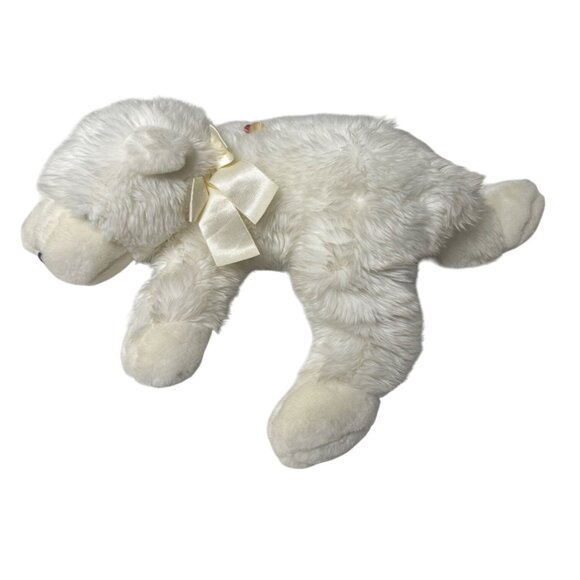Russ Berrie Snoozer Sleepy White Polar Bear Stuffed Plush Snore Sounds - Picture 1 of 9